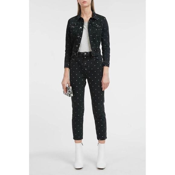 Current/Elliott Vintage High Waist Crop Slim Jeans - Picture 3 of 8